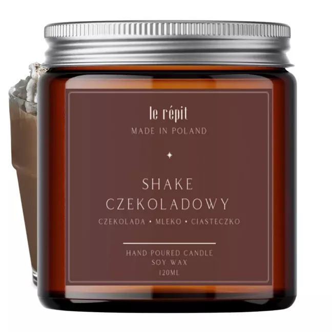Świeca sojowa zapachowa Shake Czekoladowy 120 ml