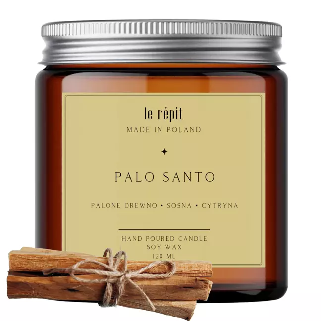 Świeca sojowa zapachowa Palo Santo 120 ml