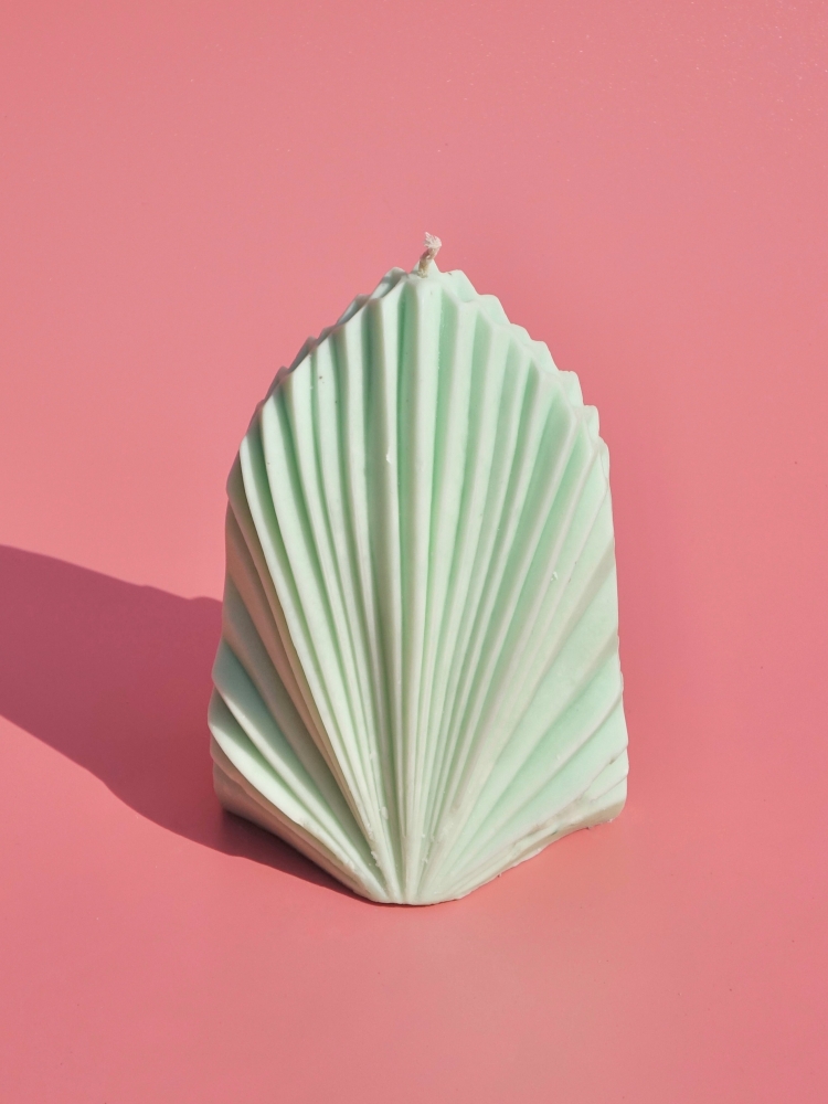 Shell Candle Minty