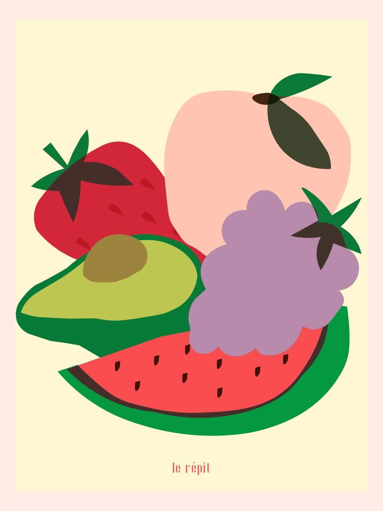 Plakat Spring Fruits