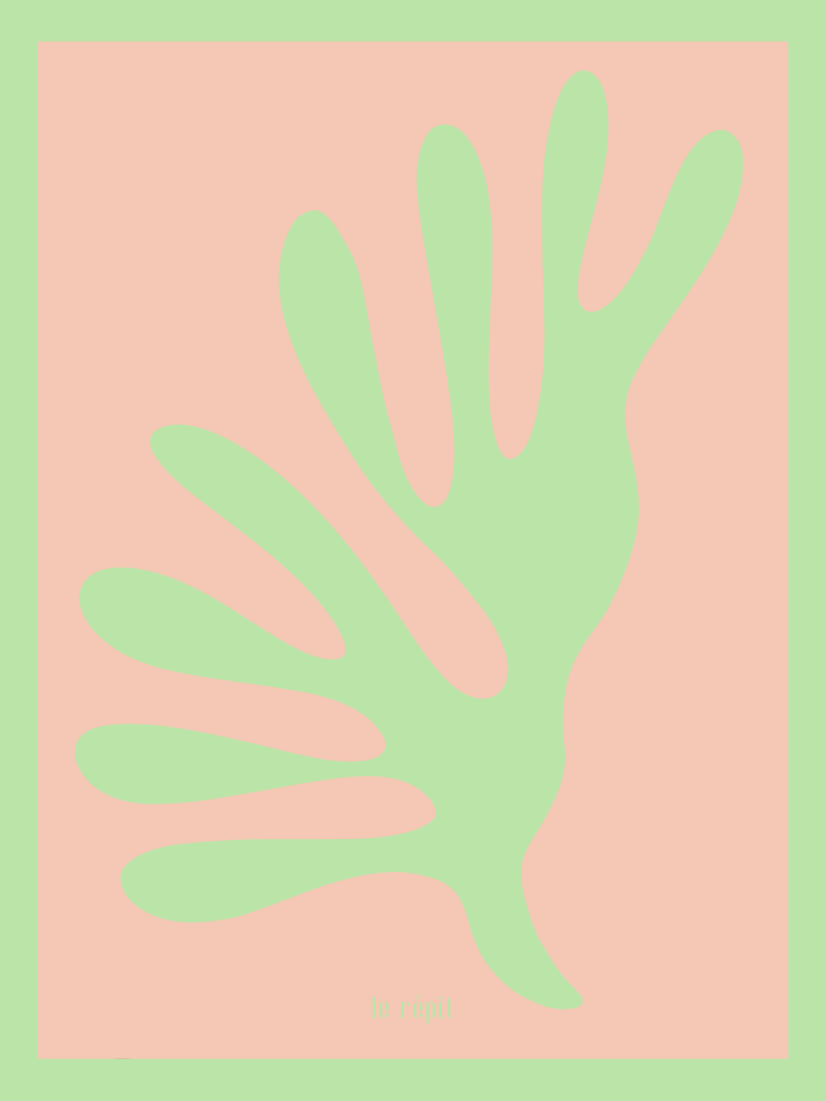 Plakat Palm Green