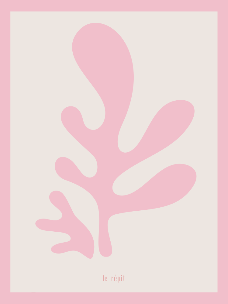 Plakat Palm Pink